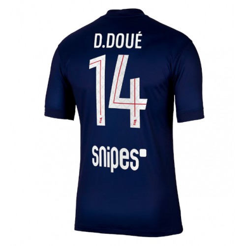 Paris Saint-Germain Desire Doue #14 Hemmatröja 2025-26 Kortärmad
